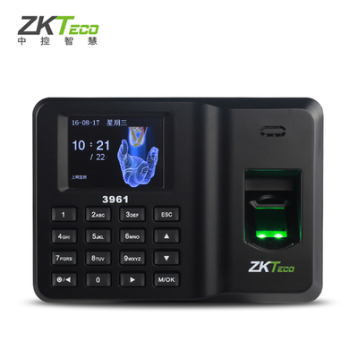 zkteco中控智慧考勤机 指纹打卡机 上班签到免软件3961升级版包邮